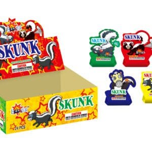 Skunk firecrackers; 24 pieces.