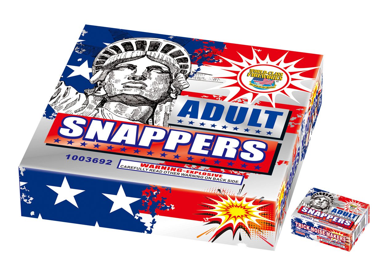 Adult Snappers fireworks; Statue of Liberty.