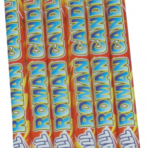 Six Roman Candles firework package.