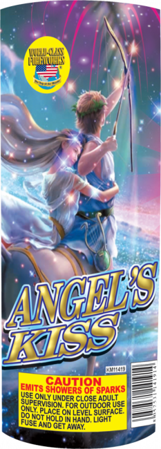 Angel's Kiss firework: emits showers of sparks.