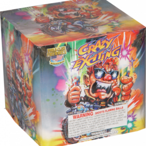 Crazy Exciting flaming balls fireworks.