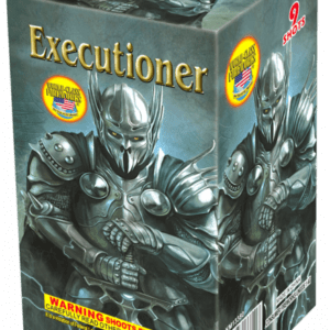 Executioner fireworks: 9 shots, flaming balls.
