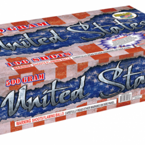 United States 500-gram firework box.