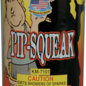 Pip-Squeak fireworks: Emits showers of sparks.