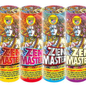 Zen Master firework tubes, assorted colors.