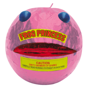 Pink frog princess firework.