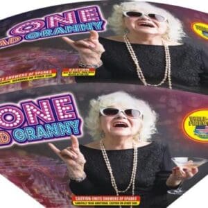 One Bad Granny fireworks display.