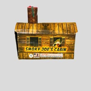 Smoky Joe's Cabin fireworks packaging.
