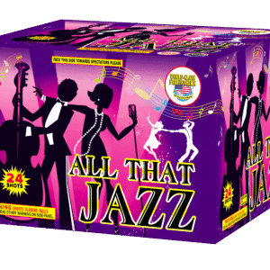Silhouettes with instruments on "All That Jazz".