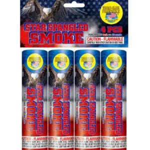 Star Spangled Smoke fireworks pack, eagle design.