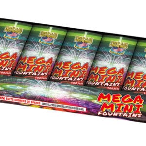 Pack of Mega Mini fountain fireworks